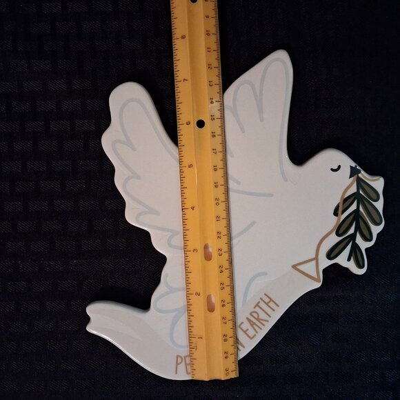 Coton Colors Happy Everything Large White Dove Peace On Earth Attachment EUC - Picture 8 of 10